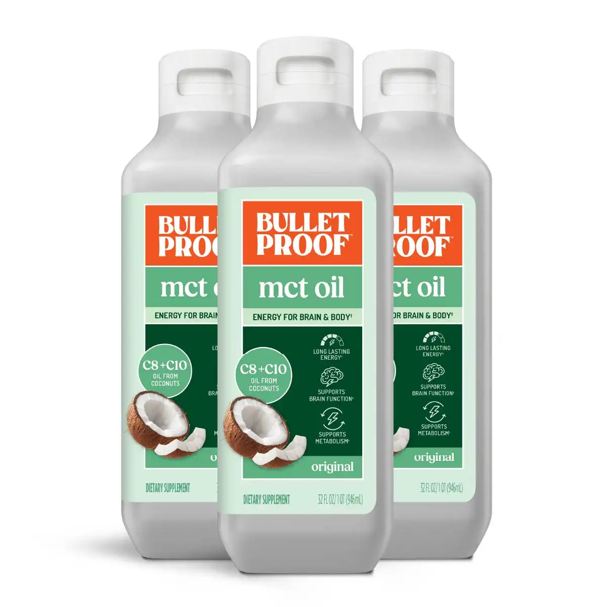 MCT Oil, 3 pack