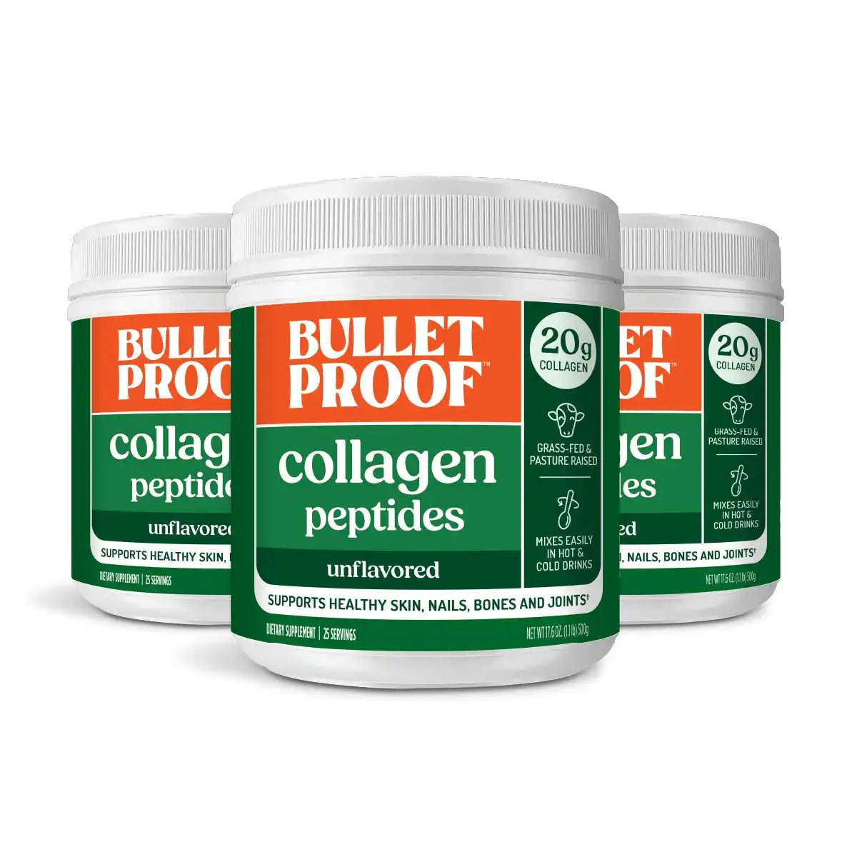 Unflavored Collagen Peptides, 3 pack