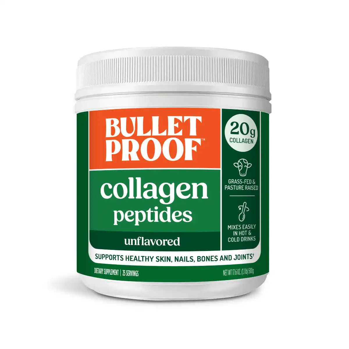 Unflavored Collagen Peptides, 17.6 oz.