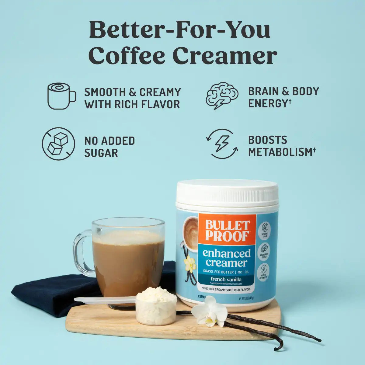 Enhanced French Vanilla Creamer, 14.8 oz.