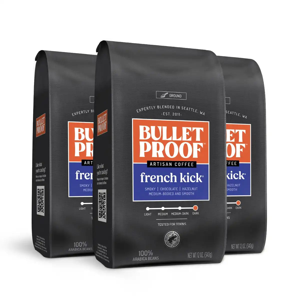 French Kick® Ground Coffee, 3 pack