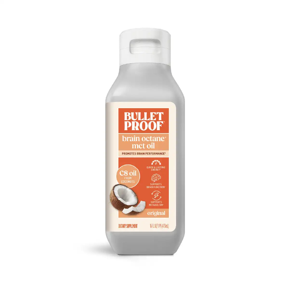 Brain Octane® C8 MCT Oil, 16 oz.